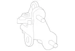 2047201637 - Body: Upper Hinge for Mercedes-Benz Image