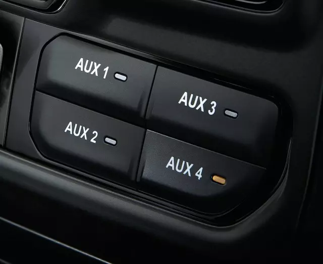 82215190AD - Lighting &amp; Electrical Accessories: Auxiliary Switch Bank- Black for Mopar Image