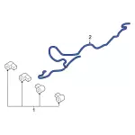 PC3Z15K868C - : Wire Harness for Ford: F-250 Super Duty, F-350 Super Duty, F-450 Super Duty Image