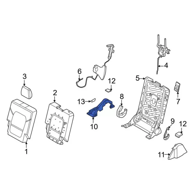 M2DZ98666L76AB - Body: Outer Cover for Ford Image