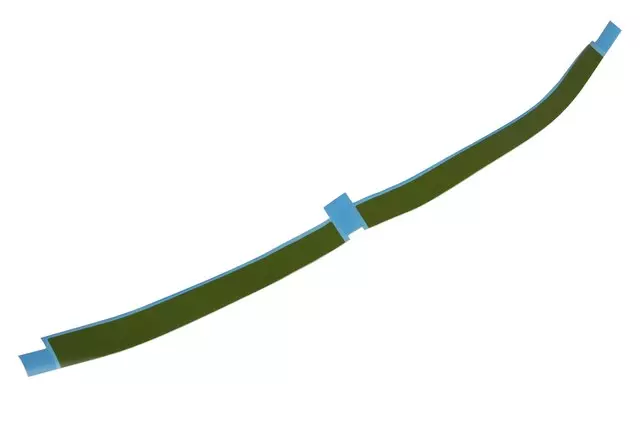 23493597 - : Velocity Yellow Tintcoat Rear Bumper Fascia Upper Decal for Chevrolet: Corvette Image