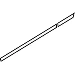 CR3Z6320001BB - Body: Stripe for Ford: Mustang Image