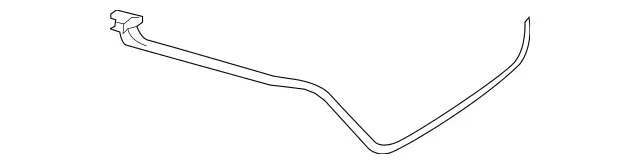 1717500198 - Body: Weatherstrip for Mercedes-Benz Image