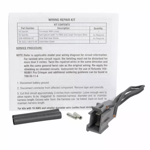 3U2Z14S411PZA - : Wire Assembly for Ford Image