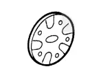 YS4Z1130AB - Suspension: Wheel Cap for FORD Image