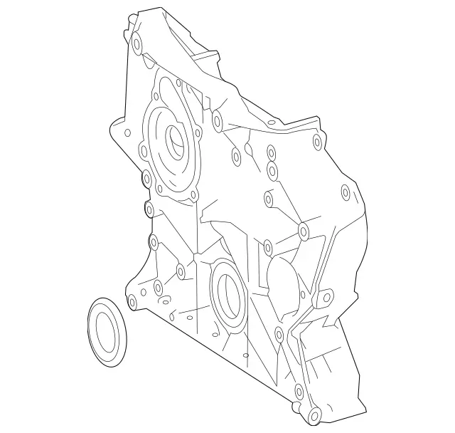 271015000064 - Engine: Front Cover for Mercedes-Benz Image