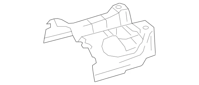 1666821300 - Exhaust System: Shielding for Mercedes-Benz: GL350, GL450, GL550, GL63 AMG, GLE300d, GLE350, GLE400, GLE43 AMG, GLE450 AMG, GLE63 AMG, GLE63 AMG S, GLS350d, GLS450, GLS550, GLS63 AMG, ML250, ML350, ML400, ML550, ML63 AMG Image image