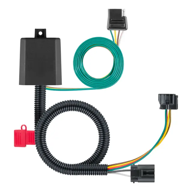 56332 - : Custom 4-Flat, Select Hyundai and Kia Vehicles, OEM Tow Package Required for CURT Image