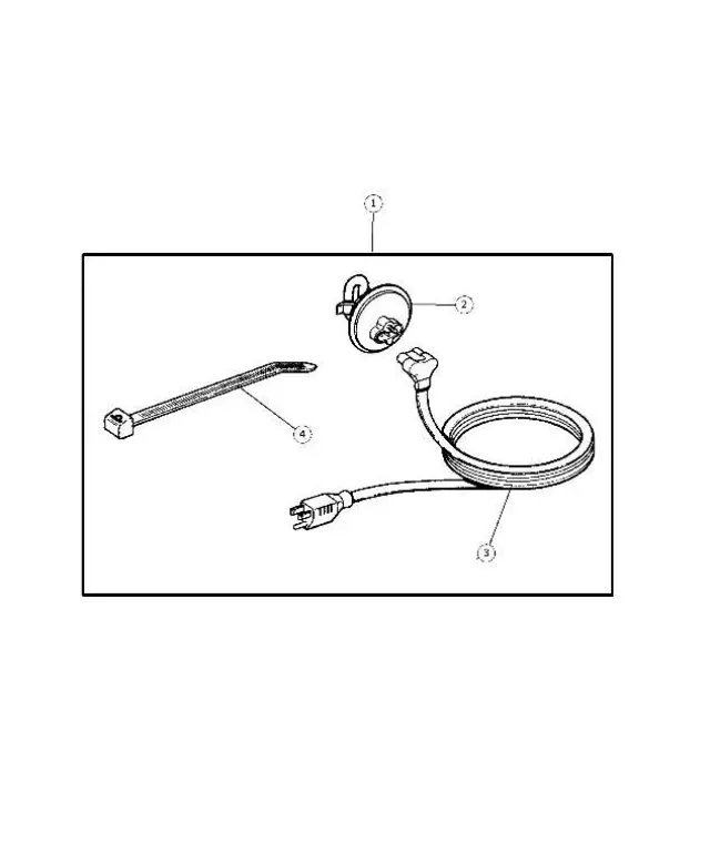 J5752677 - Mopar Accessories - Component Parts: Engine Block Heater Cord for Mopar Image