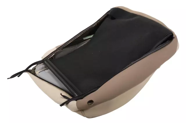 Very Light Cashmere Rear Driver Side Seat Back Cushion Cover - GM (23496637)