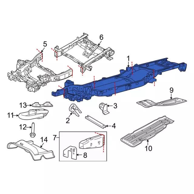 RL3Z5005V - Body: Frame Assembly for Ford: F-150 Image