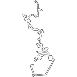 7R3Z12A581EA - Electrical: Engine Harness for Ford: Mustang Image