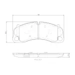 P65045N - : PRIME Ceramic Brake Pad Set for Brembo Image