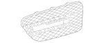 1908810485 - Attachment Parts: Trim Grille for Mercedes-Benz Image