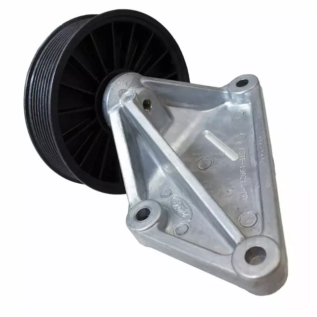 F5TZ8678AC - Cooling System: Idler Pulley for Ford: F-250 Super Duty, F-350 Super Duty, F-450 Super Duty, F-550 Super Duty Image