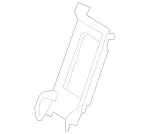 21292007868P60 - Body: Front Cover for Mercedes-Benz Image