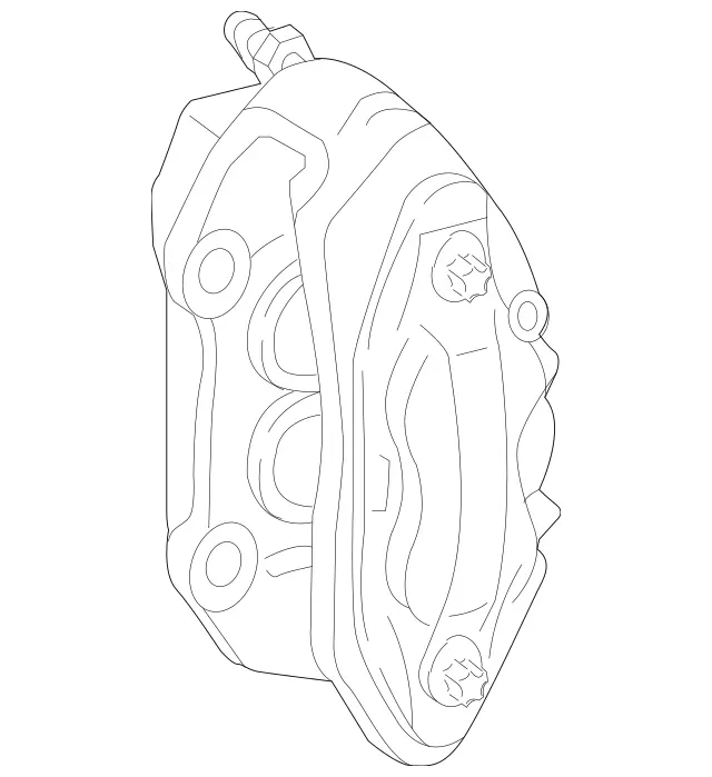 34204083 - Brakes: Disc Brake Caliper for Mercedes-Benz Image