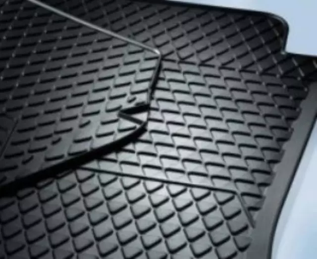 1K1061501528 - Interior: Rubber Floor Mats Euro, Front - Gray for Volkswagen: GTI Image