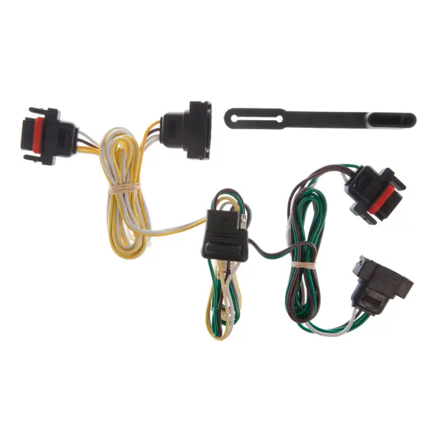 55323 - Electronics: Custom Wiring, 4-Flat, Select Caravan, Grand Caravan, Dakota, Town and Country for CURT Image