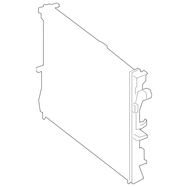 995003600 - Radiator: Coolant Radiator for Mercedes-Benz: E300, E350, E400, E43 AMG, GLC300, GLC43 AMG, GLC63 AMG Image image