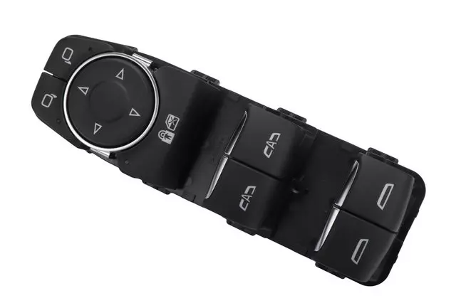 Black Front Driver Side Door Window Control Switch - GM (84967148)