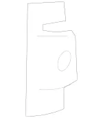 9910370 - Front Doors: Spring Clip for Mercedes-Benz Image