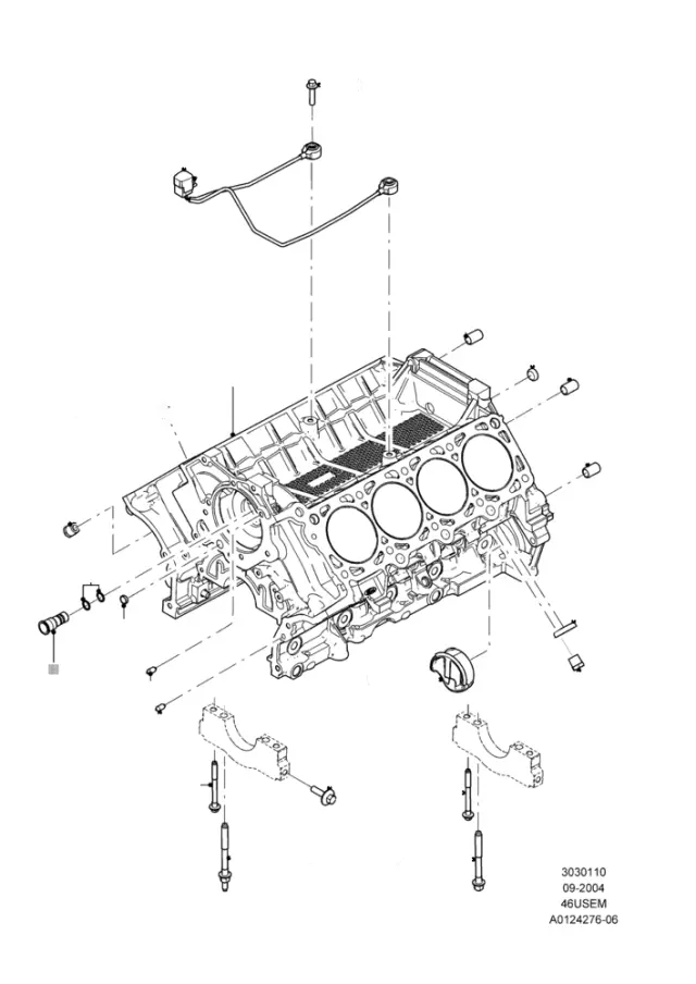 4L3Z12A699AA - Electrical: Knock Sensor for Ford Image