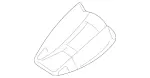 22182117367E94 - Body: Front Cover for Mercedes-Benz Image