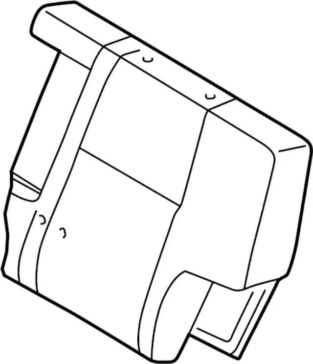 886701W306 - Body: Seat Back Cover for INFINITI: QX4 Image