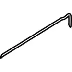 GD9Z54500A66E - Body: Side Shield for Lincoln: Continental Image