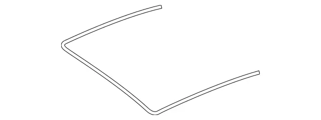222782030064 - Sliding Roof: Seal, Sliding Sunroof for Mercedes-Benz: Maybach S550, Maybach S560, Maybach S600, Maybach S650, S450, S550, S550e, S560, S600, S63 AMG, S65 AMG Image image