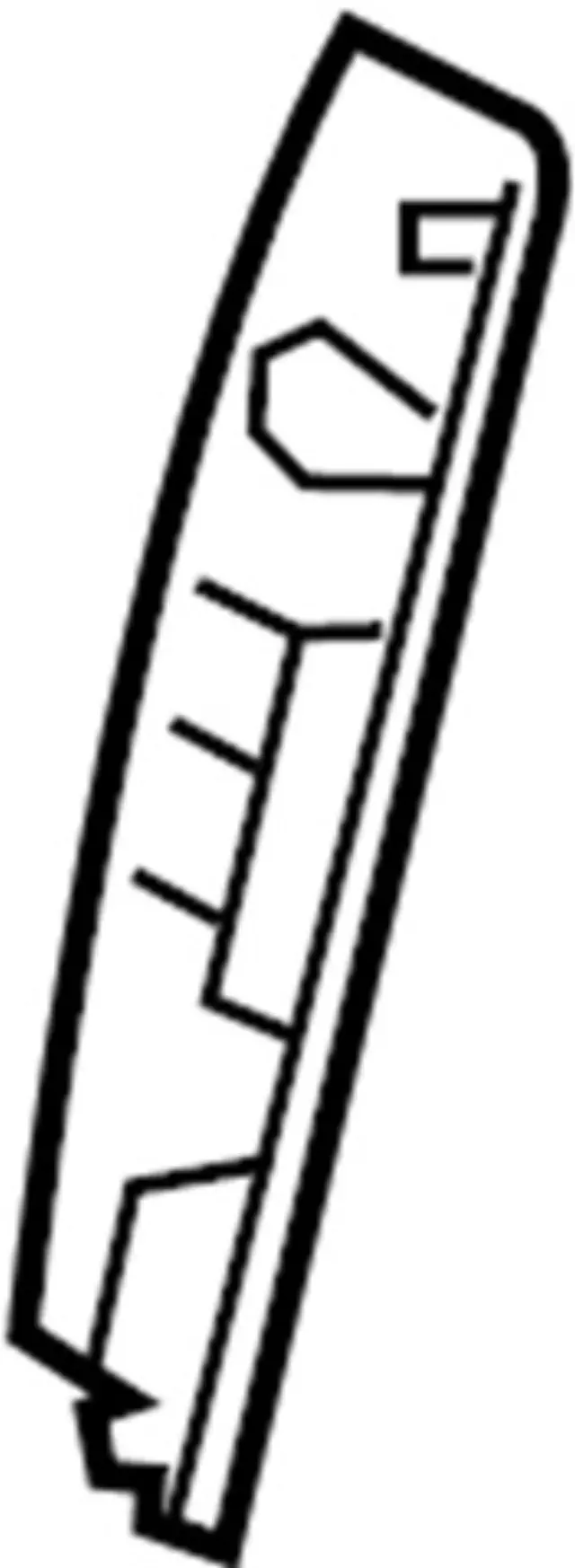 876581MS0A - Body: Finish Molding for INFINITI: M35h, M37, M56, Q70, Q70L Image