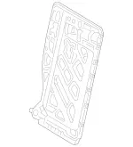 9205002 - Rear Seat: Seat Backrest Frame for Mercedes-Benz Image