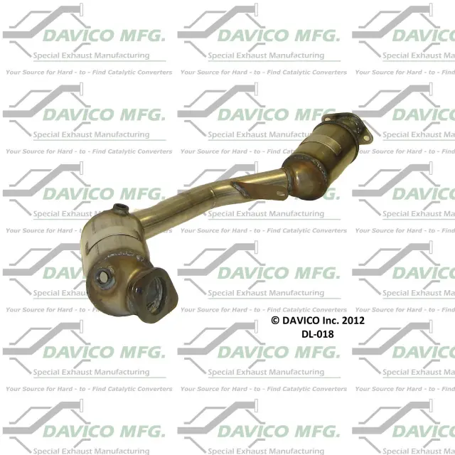 DL018 - : Direct Fit Catalytic Converter for DAVICO CONVERTERS Image