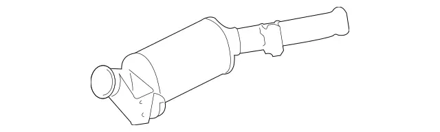 164490089264 - Exhaust System: Particulate Filter for Mercedes-Benz Image