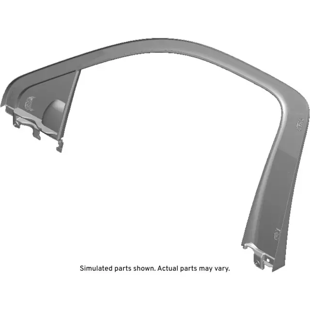 22978030 - Body: Door Window Molding for Chevrolet: Silverado 1500, Silverado 2500 HD, Silverado 3500 HD | GMC: Sierra 1500, Sierra 2500 HD, Sierra 3500 HD Image