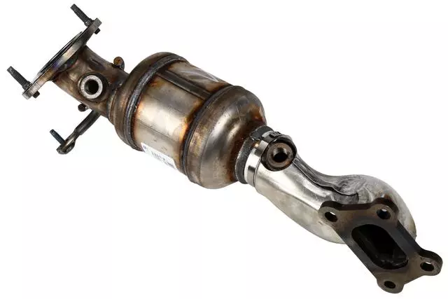 23355680 - : Part# 23355680 Driver Side 3-Way Catalytic Converter with Flanges, Bushings, Gasket, and Studs for Cadillac: ATS, CTS | Chevrolet: Camaro Image