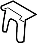 364064M40A - Body: Control Cable Lock Plate for Infiniti Image