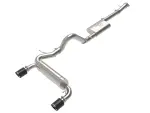 4933138C - : Vulcan Series 3 IN to 2-1/2 IN Stainless Steel Cat-Back Exhaust System Carbon for aFe Power Image