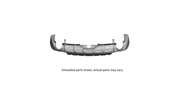25880092 - : Rear Lower Bumper Cover for Chevrolet: Equinox Image