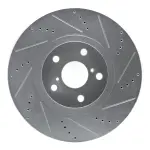 63176063D - : DFC Brake Rotor - Drilled and Slotted - Silver for DYNAMIC FRICTION Image