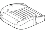7R3Z6362901DB - Body: Seat Cover for Ford: Mustang Image