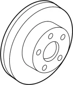 D0206JK60CNW - Brakes: Value Advantageâ„¢ ROTOR-DISC BRAKE,FRONT for Infiniti Image