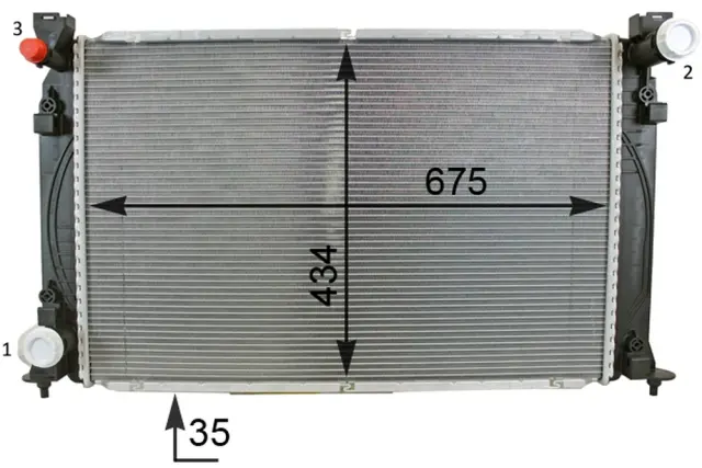 CR79000P - : Radiator for Behr Image
