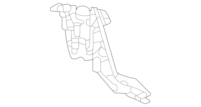 1678804000 - Attachment Parts: Basic Carrier, Bumper for Mercedes-Benz: GLE350, GLE450e, GLE580 Image image