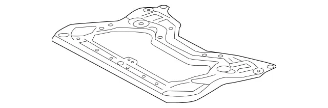 2036280657 - Cowl, Front Panel: Carrier for Mercedes-Benz: 180C, C230, C240, C280, C32 AMG, C320, C350, CLK320, CLK350, CLK500, CLK550 Image image
