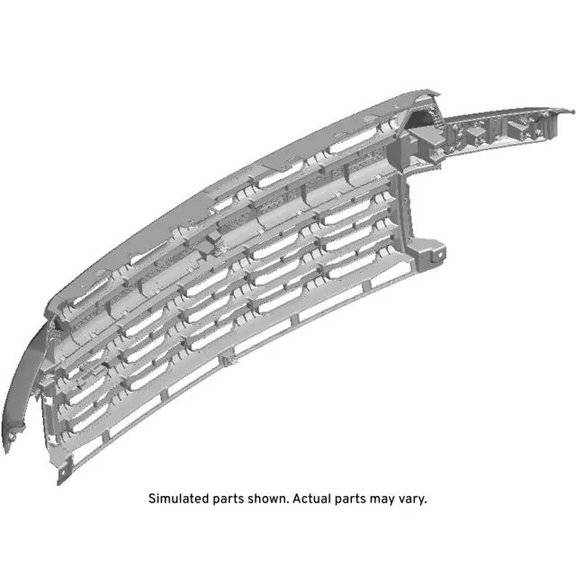 84670281 - : Bright Chrome Front Grille for Chevrolet: Silverado 2500 HD, Silverado 3500 HD Image