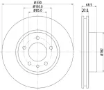 355109722 - : Disc Brake Rotor for Hella Pagid Image