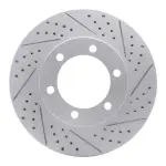 83076124R - : DFC Geoperformance Rotor - Drilled and Slotted for DYNAMIC FRICTION Image