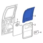 F2UZ1642410B - Body: Window Trim for Ford: E-150 Econoline, E-150 Econoline Club Wagon, E-250 Econoline, E-350 Econoline, E-350 Econoline Club Wagon, Econoline Super Duty Image
